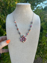 Load image into Gallery viewer, Sterling silver &amp; pink dream Mojave necklace
