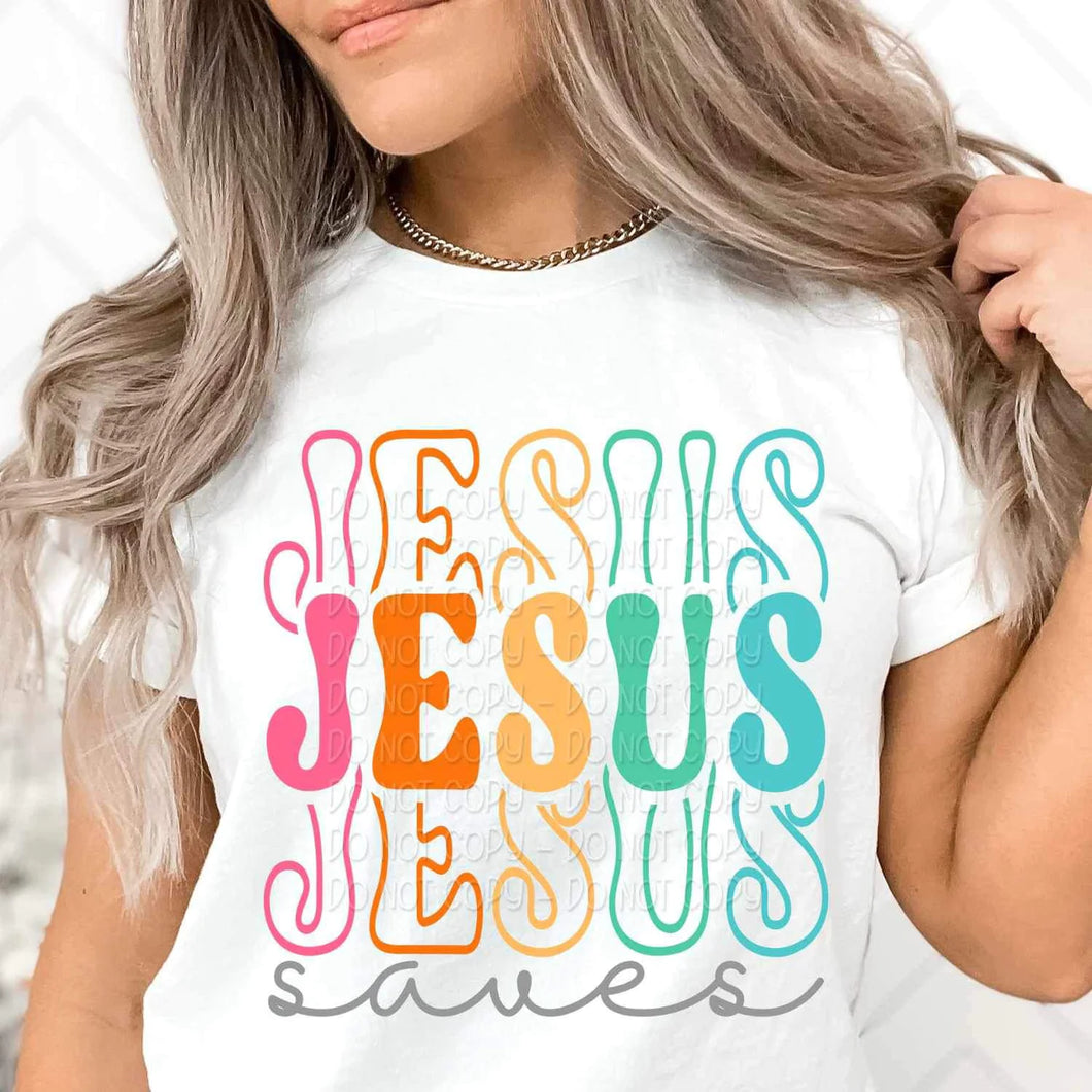 Jesus saves tee