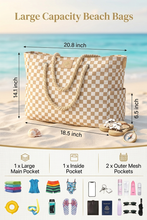 Load image into Gallery viewer, Waterproof Canvas Large Capacity Tote Bag
