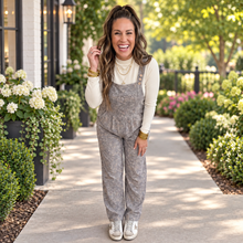 Load image into Gallery viewer, Camouflage Twist Ribbed Sleeveless Full-Length Casual Jumpsuit
