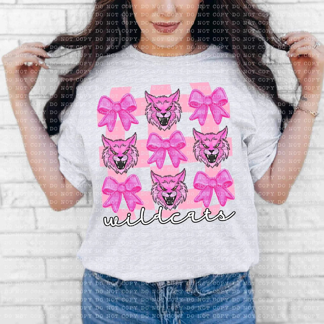 wildcats & bows tee