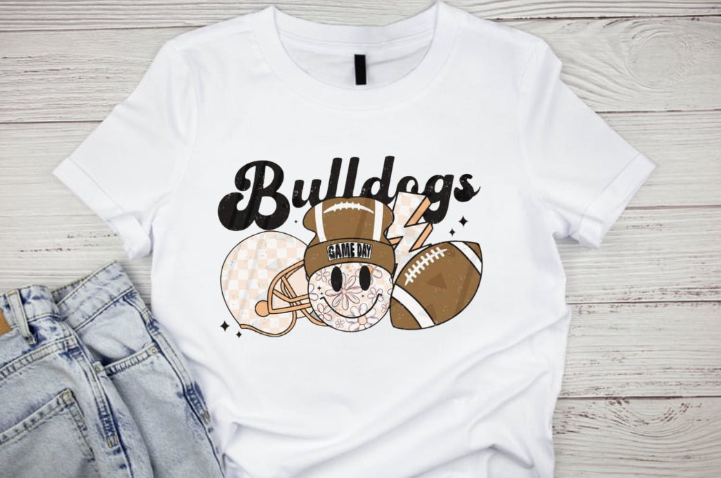 Bulldogs football tee