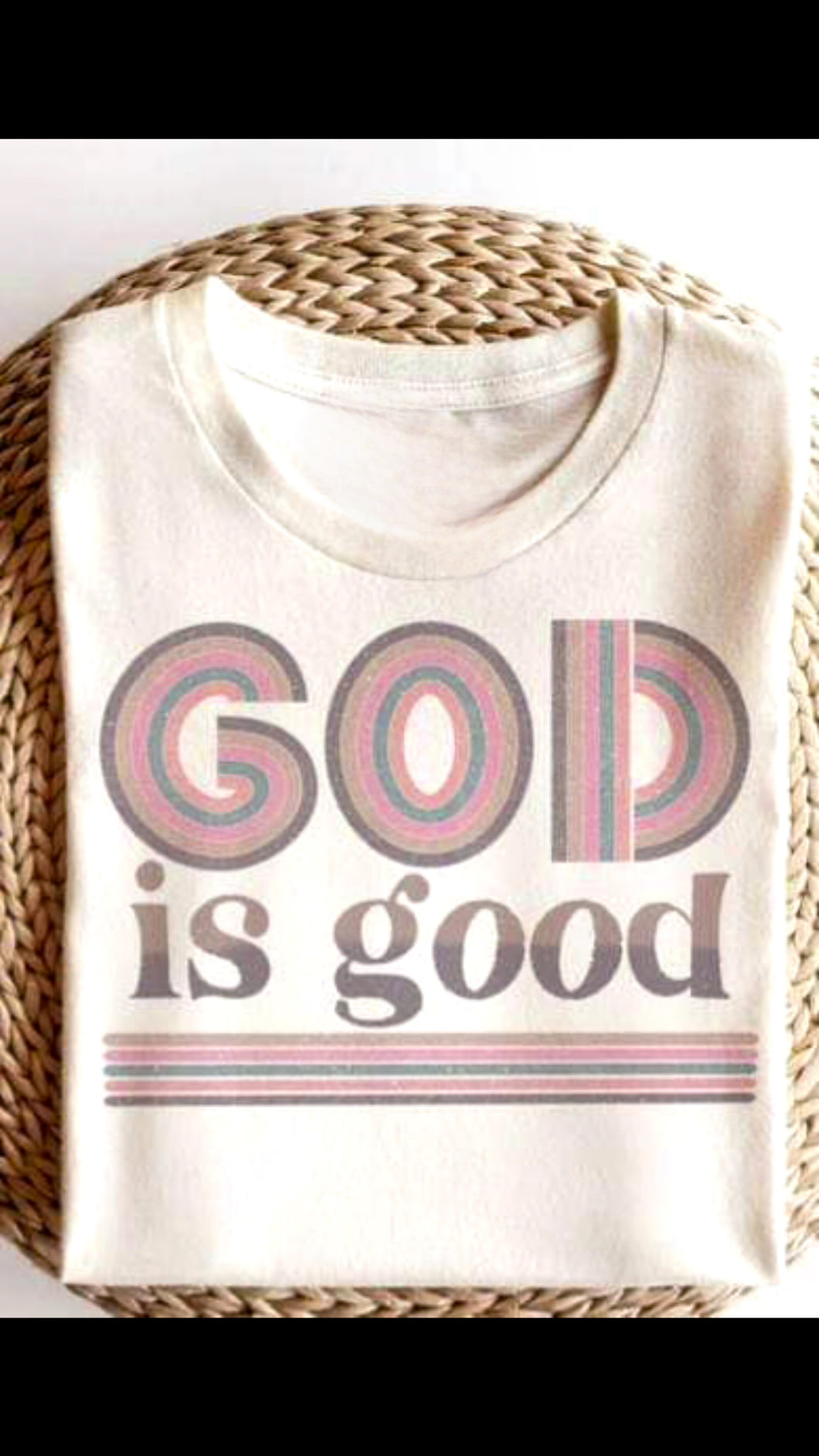 God is good short sleeve tee