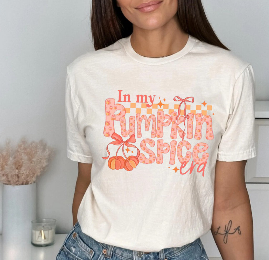 In my pumpkin spice era tee