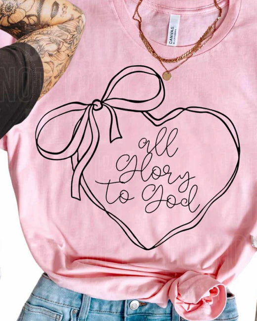 All glory to God tee