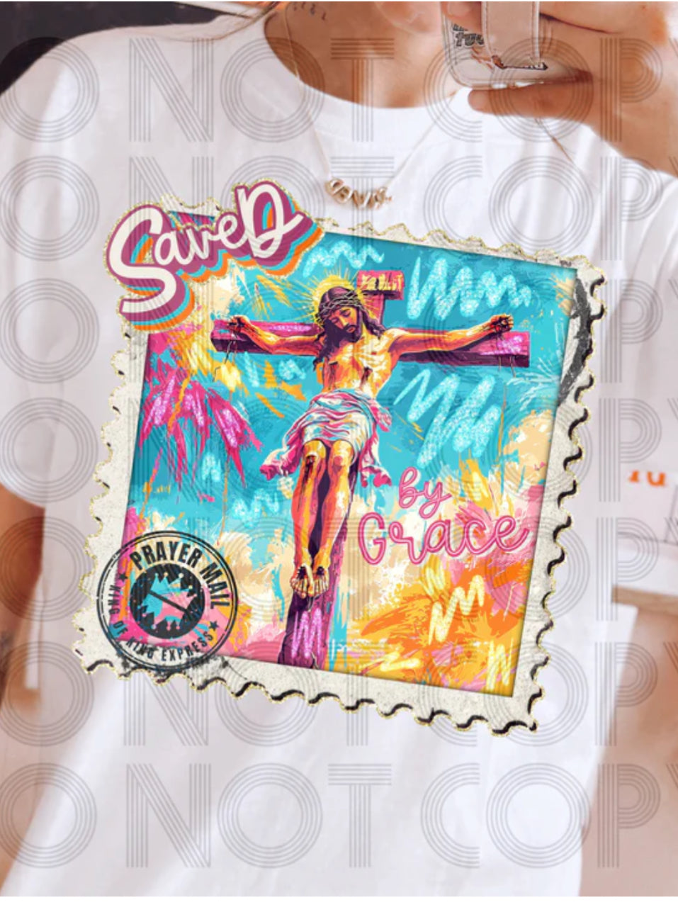 Saved by grace tee