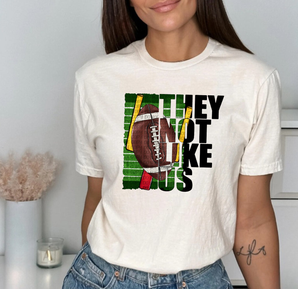 they not like us football tee