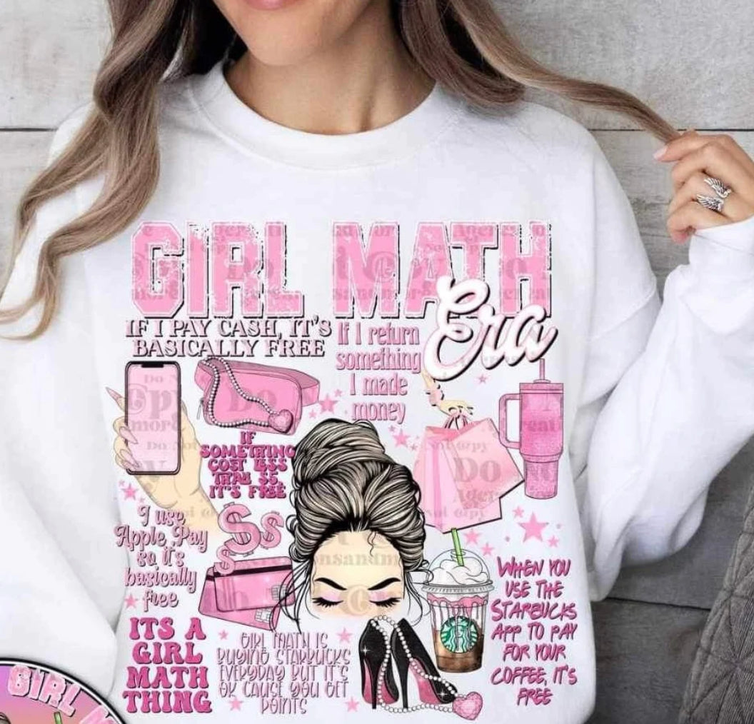 Girl math sweatshirt