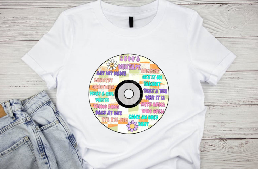 2000s mixtape tee