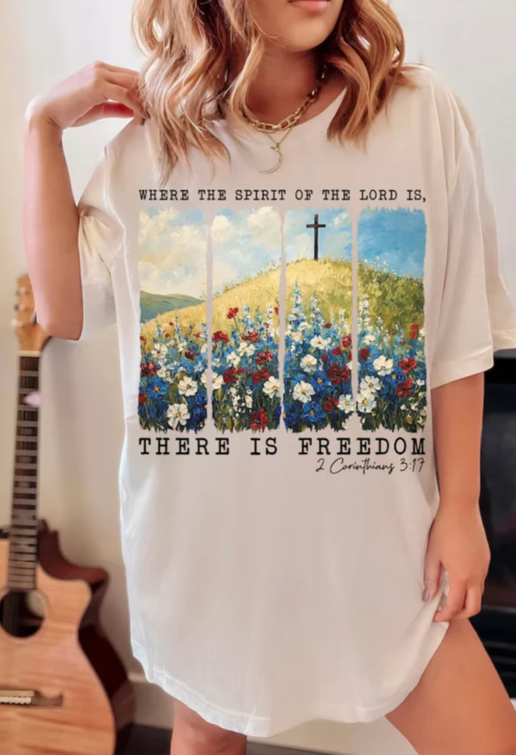 Where the spirit of the Lord is there is freedom tee