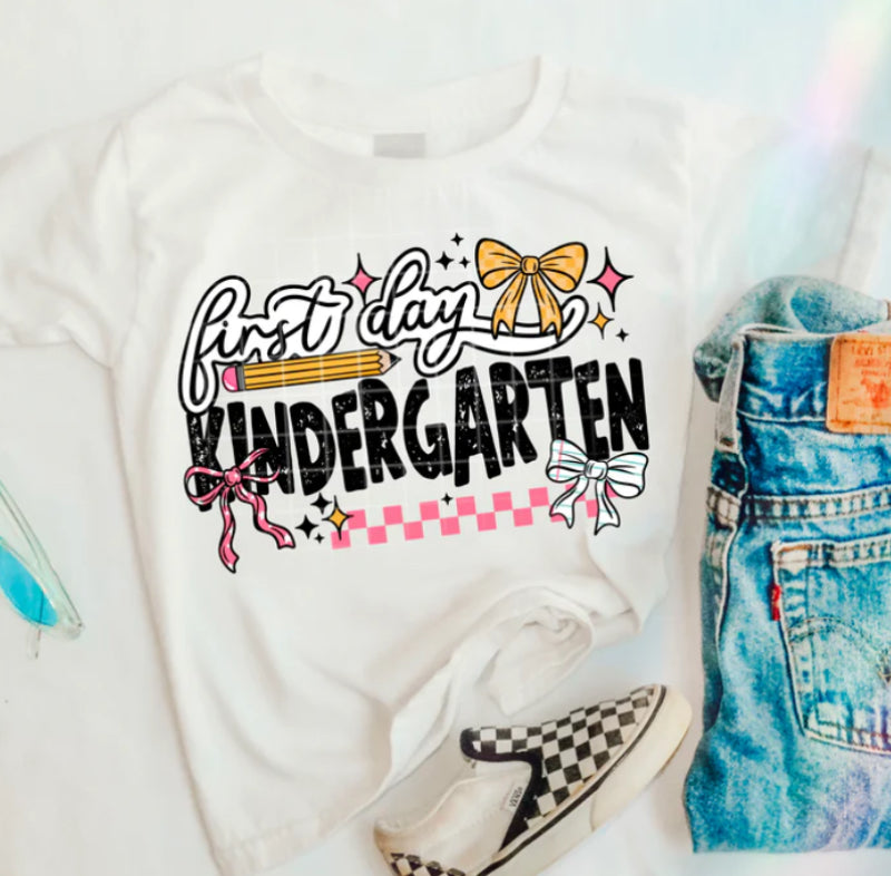 First day of school youth tee