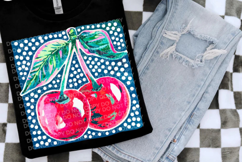 Cherries tee