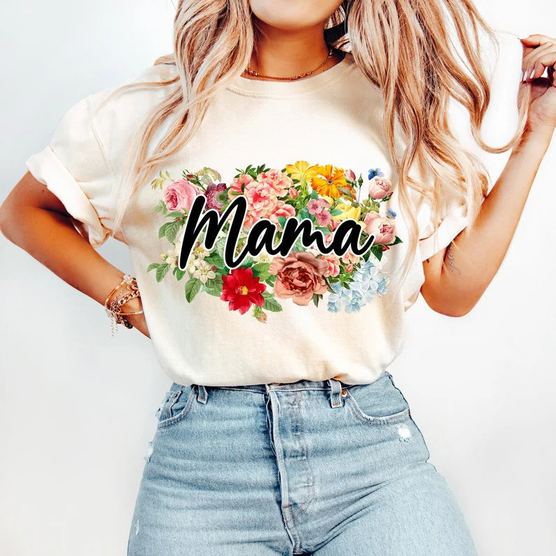 Blooming mama tee