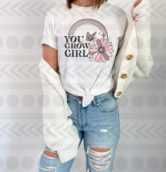 You grow girl tee