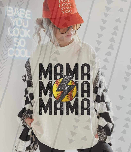 Softball mama tee