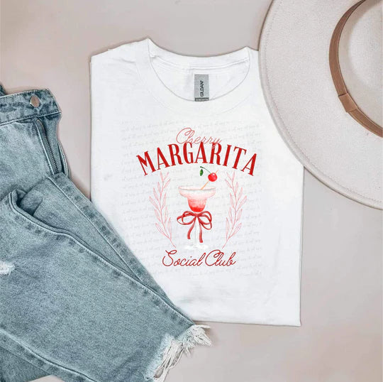 cherry margarita social club tee