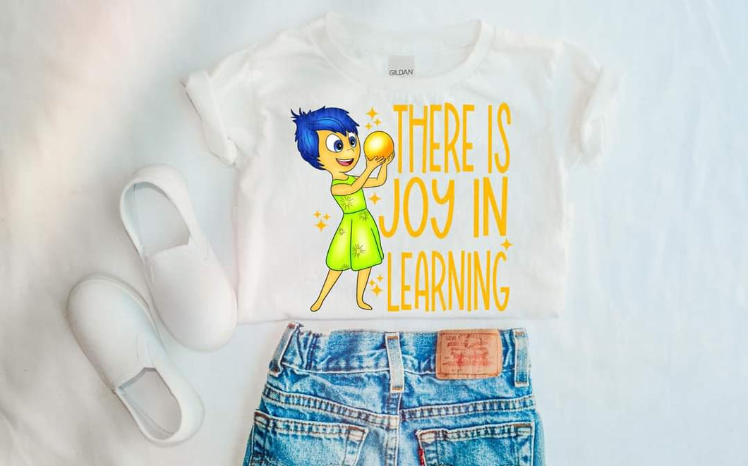 There is joy in learning tee