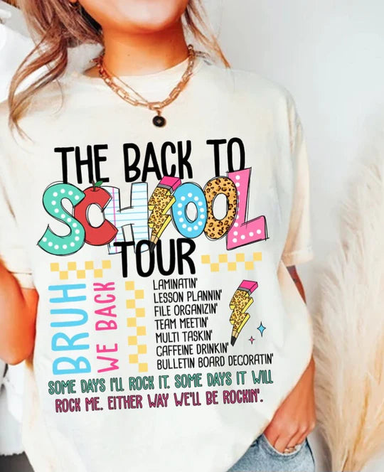 Back to school tour tee