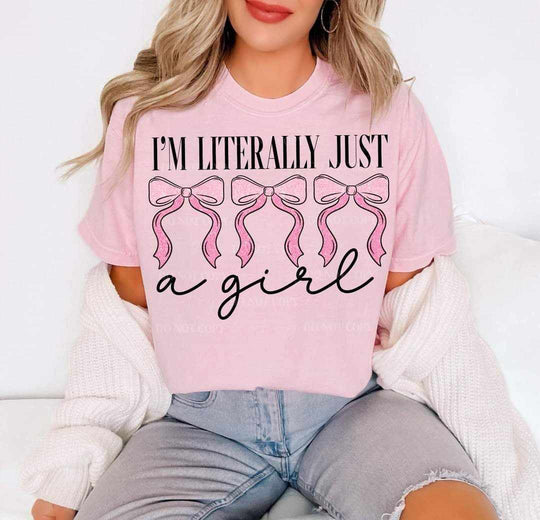 just a girl tee