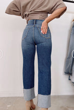 Load image into Gallery viewer, High Waist Distressed Straight Leg Jeans
