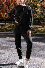 Load image into Gallery viewer, High Low Pullover and Skinny leg Pants Set
