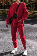 Load image into Gallery viewer, High Low Pullover and Skinny leg Pants Set
