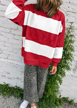 Load image into Gallery viewer, Colorblock Drop Shoulder Baggy Sweatshirt
