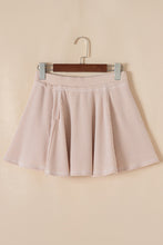 Load image into Gallery viewer, Corded Lantern Sleeve Top High Waist Ruffled Mini Skirt Set
