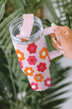 Load image into Gallery viewer, Flower Print 30 oz Stainless Steel Tumbler
