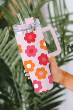 Load image into Gallery viewer, Flower Print 30 oz Stainless Steel Tumbler
