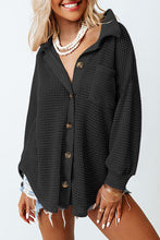 Load image into Gallery viewer, Waffle Knit Button Up Casual Shirt

