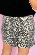 Load image into Gallery viewer, Leopard Denim Skirt
