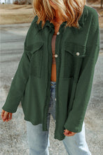 Load image into Gallery viewer, Contrast Flap Pocket Relaxed Shacket
