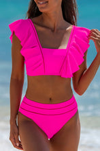 Load image into Gallery viewer, Ruffled 2pcs Bikini Swimsuit
