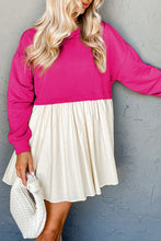 Load image into Gallery viewer, Sweatshirt Poplin Mini Dress
