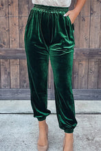 Load image into Gallery viewer, Velvet Jogger Pants
