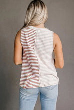 Load image into Gallery viewer, Stripe Colorblock Loose Tank Top
