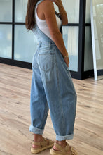 Load image into Gallery viewer, Adjustable Buckle Barrel Denim Overalls
