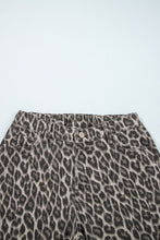 Load image into Gallery viewer, Leopard Straight Loose Leg Jeans
