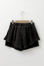 Load image into Gallery viewer, Mineral Wash French Terry High Waist Casual Shorts
