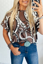 Load image into Gallery viewer, Lucky Horseshoes Graphic Dolman T-shirt
