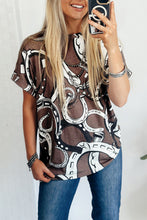Load image into Gallery viewer, Lucky Horseshoes Graphic Dolman T-shirt

