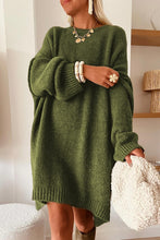Load image into Gallery viewer, Oversize Drop Shoulder Slouchy Sweater Dress
