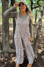 Load image into Gallery viewer, Camouflage Twist Ribbed Sleeveless Full-Length Casual Jumpsuit
