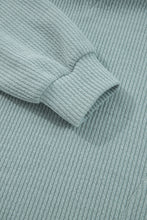 Load image into Gallery viewer, Ribbed Drop Shoulder Knit Hoodie
