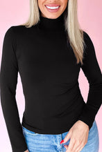 Load image into Gallery viewer, Slim Fit High Neck Long Sleeve Basic Top
