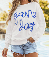 Load image into Gallery viewer, Tinsel Game Day Drop Shoulder Graphic Sweatshirt
