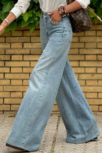 Load image into Gallery viewer, Acid Wash Extra Wide Leg High Waist Long Jeans
