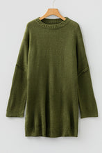Load image into Gallery viewer, Oversize Drop Shoulder Slouchy Sweater Dress
