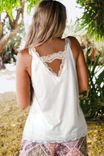 Load image into Gallery viewer, Lace Trim Flared Tank Top
